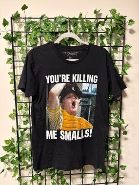 The Sandlot Black Graphic Tee - 'You're Killing Me Smalls!'